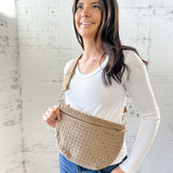 Woven Luxe Sling Bag