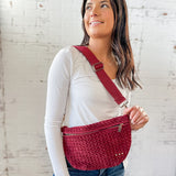 Woven Luxe Sling Bag