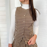 Heritage Plaid Vest Top