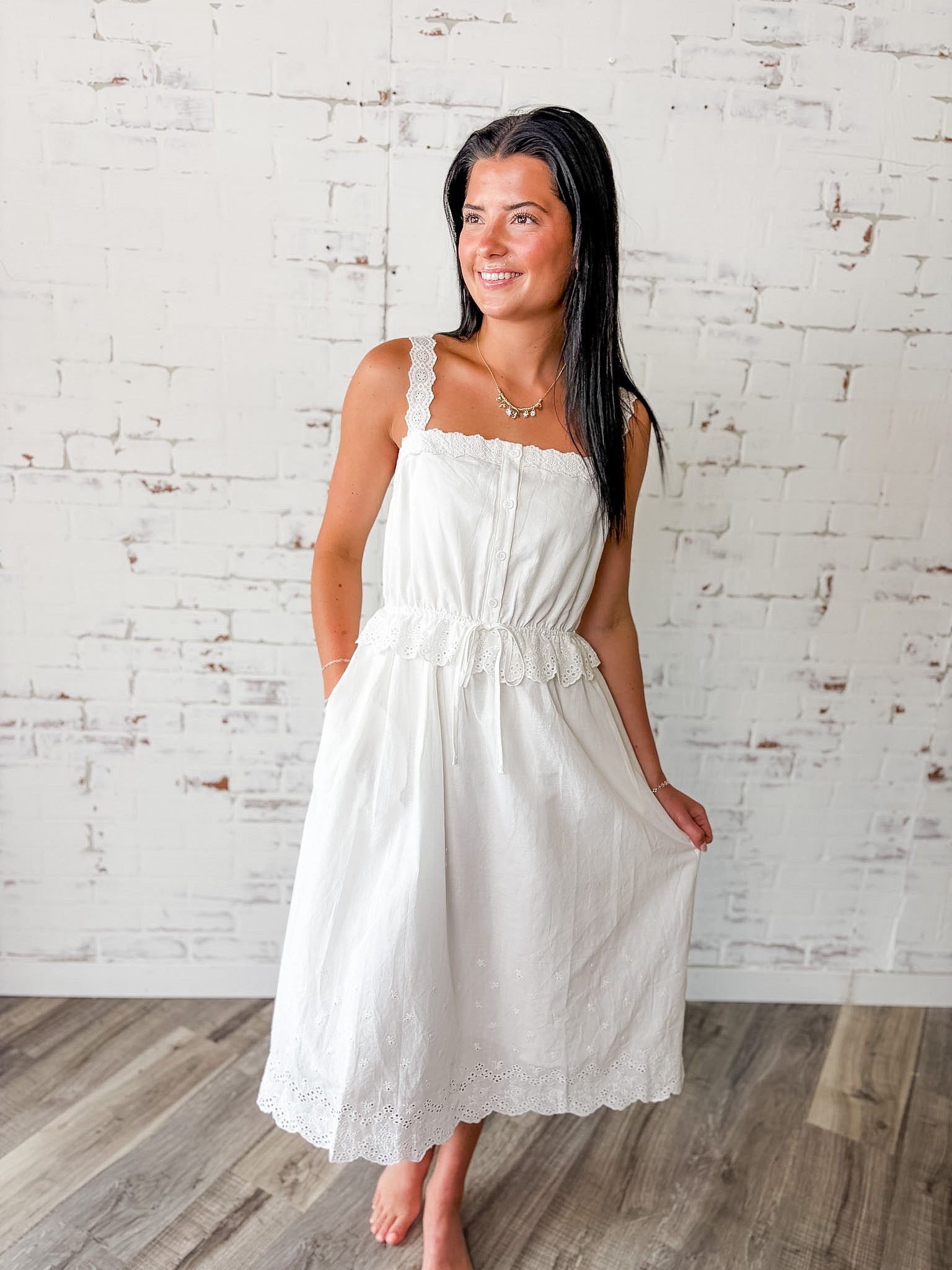 off the shoulder lace long dress Angelee Off-Shoulder Long Lace Dress main image 0