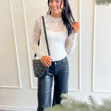 The Nightfall Wide Leg Faux Leather Pant