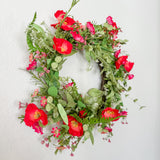24" Poppy Wreath