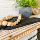 Black Wood Tray