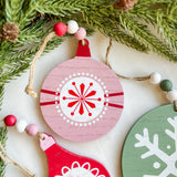 Pink Bulb Ornament