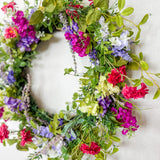 26" Mixed Floral Wreath