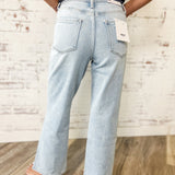 Slim Wide Leg Cropped Jeans