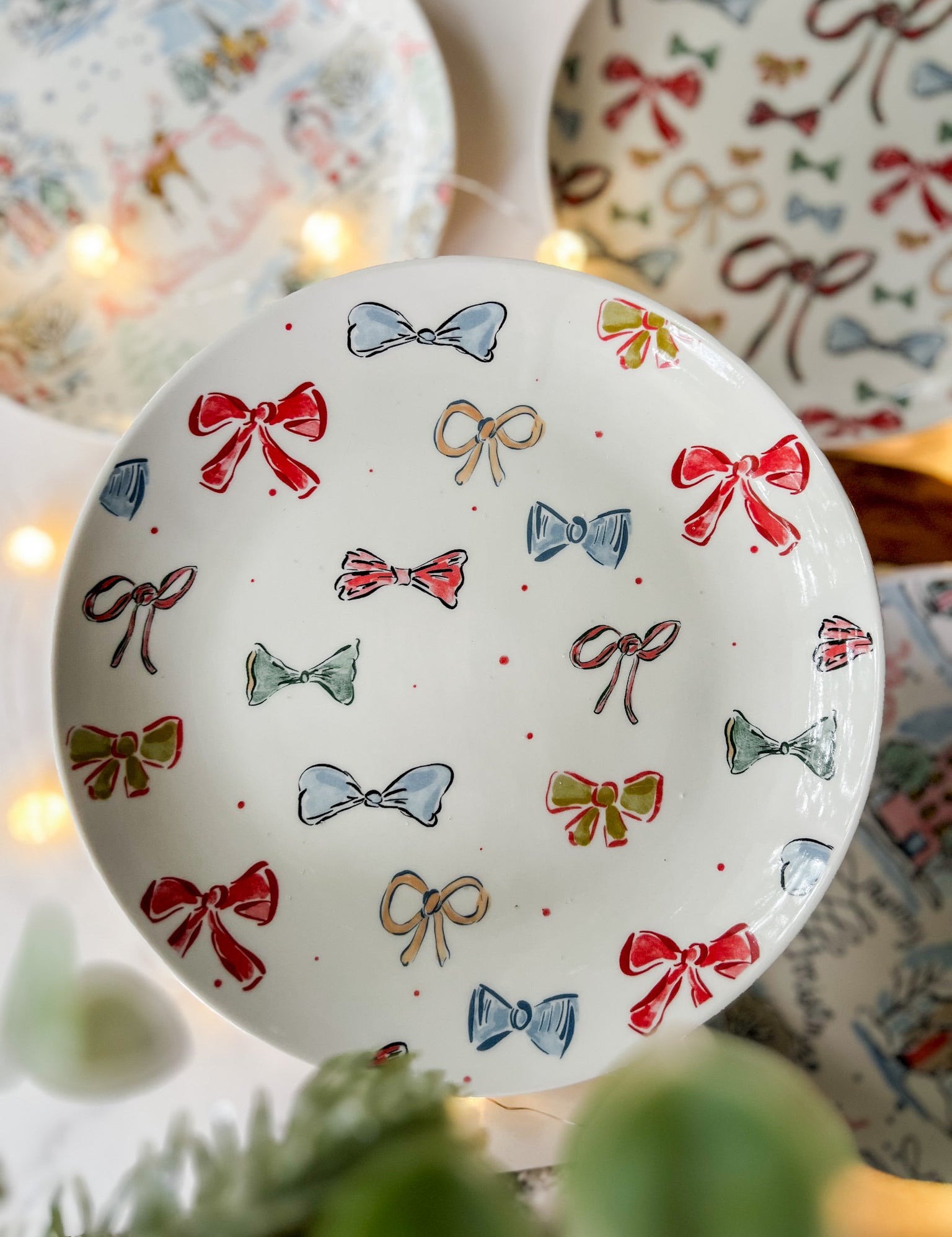 Whimsical Holiday Plates
