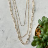 Layered Link Necklace