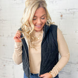 Corduroy Puffer Vest