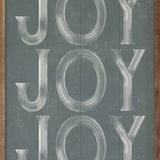 Joy On Repeat Gray | 10x16