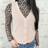 Button Sweater Vest