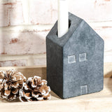 6" Charcoal Candle House