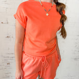 Cuffed Sleeve Top