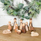 Natural Nativity Set