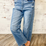 High Rise Barrel Jeans