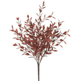 18" Burgundy/Brown Willow Bush