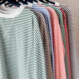Curvy Striped Lightweight Pullover