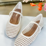 Woven Breeze Mary Jane Flats