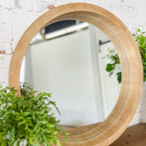 Wood Wall Mirror