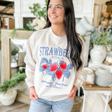 Strawberry Graphic Sweatshirt