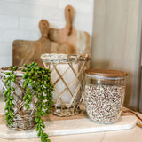 Willlow Wrapped Jar