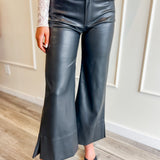 The Nightfall Wide Leg Faux Leather Pant