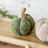 3.5" Pumpkin | Orange, Tan, Green, Mustard