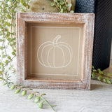 5” Reversible Pumpkin Sign