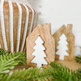 Wood House With Inner Cut Tree