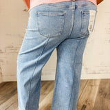 Pintuck Detailed Jeans