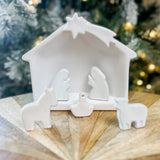 Stoneware Nativity