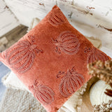 17” Auburn Pumpkin Pillow