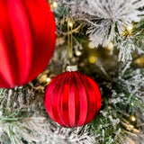 Red Glass Ornament