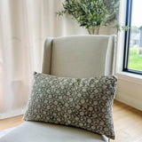 Olive Floral Pillow
