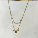 Triple Stone Necklace