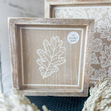 8” Leaf/Jack-O-Lantern Frame