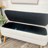 Fabric Storage Bench