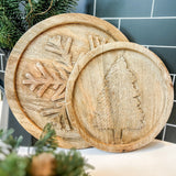 Tree And Snowflake Trivet
