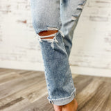 Tummy Control Slim Straight Jeans