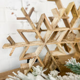 12" Wood Snowflake