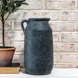 12" Charcoal Handle Vase