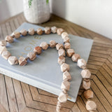 Geo-shape wood beads