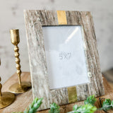 Beige Marble Photo Frame