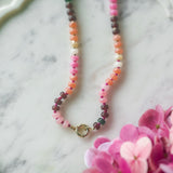 Jewel-Tone Beaded Necklace