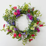 26" Mixed Floral Wreath