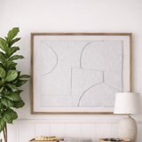 39x47" Paper Mache Wall Art