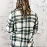 Fur Plaid Jacket