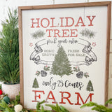 16 x 20" Holiday Tree Farm