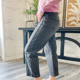 Super High Rise Cropped Wide Leg Jeans