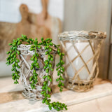 Willlow Wrapped Jar